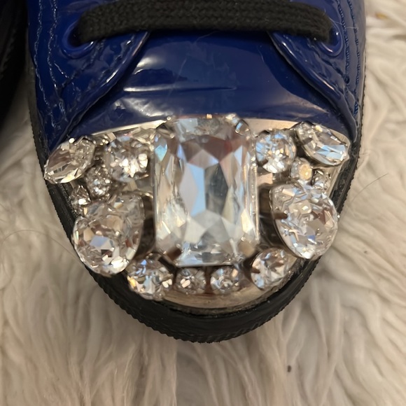 Miu Miu crystal cap toe sneakers - Picture 4 of 4